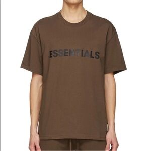 Fear‎ of God Essentials x SSENSE T-shirt in Brown Size L